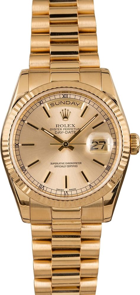 used rolex president